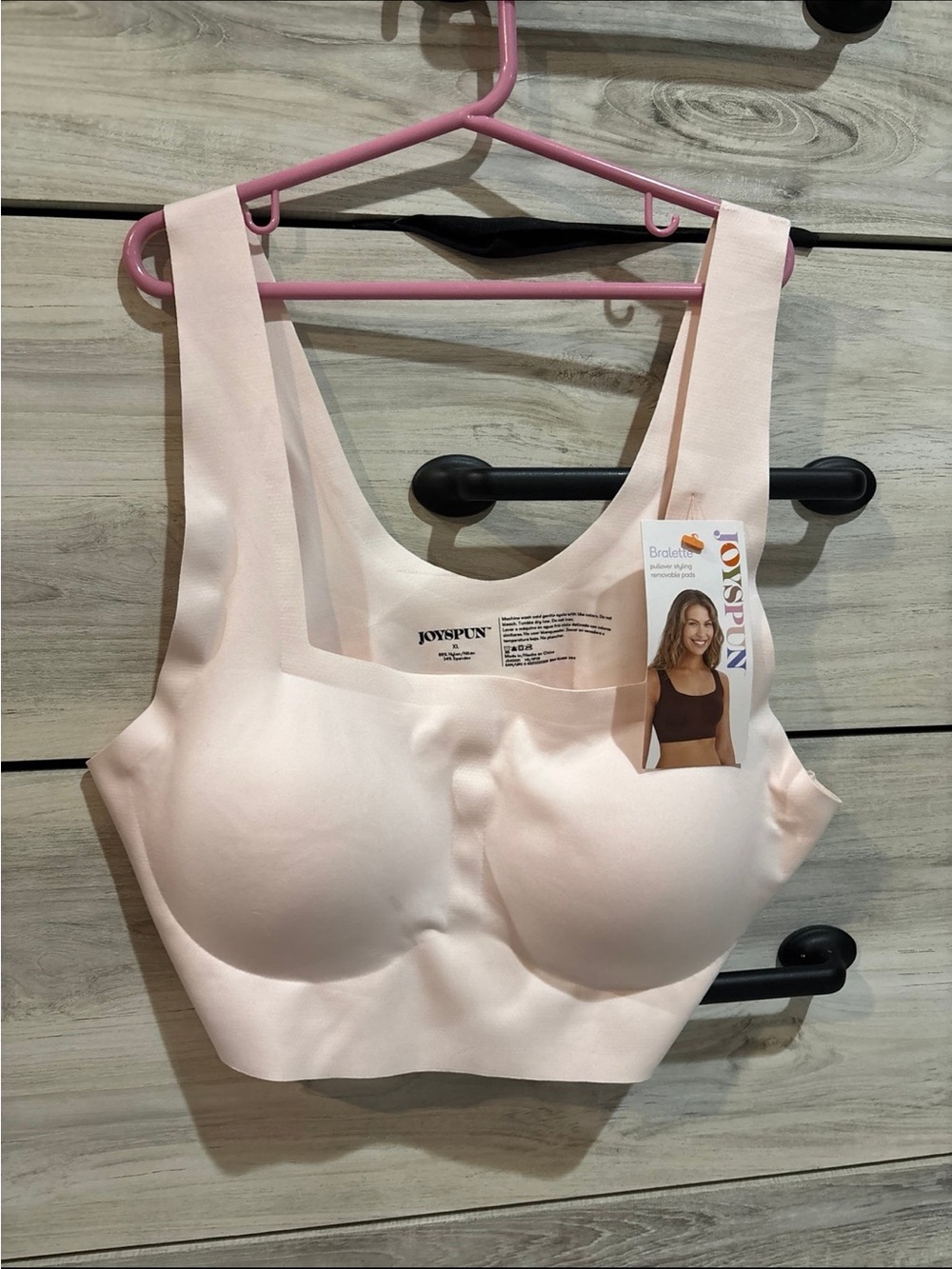 Women's Seamless Light Pink Bralette